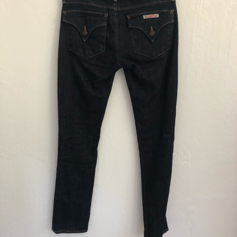 Hudson Dark Wash Straight Leg Jeans